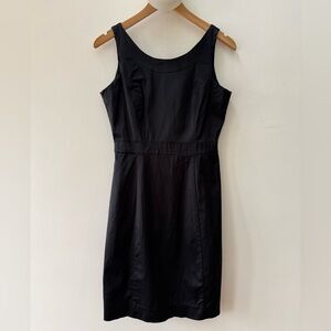 Banana Republic Vintage Elegant Black Sleeveless Holiday Dress size 0 XS